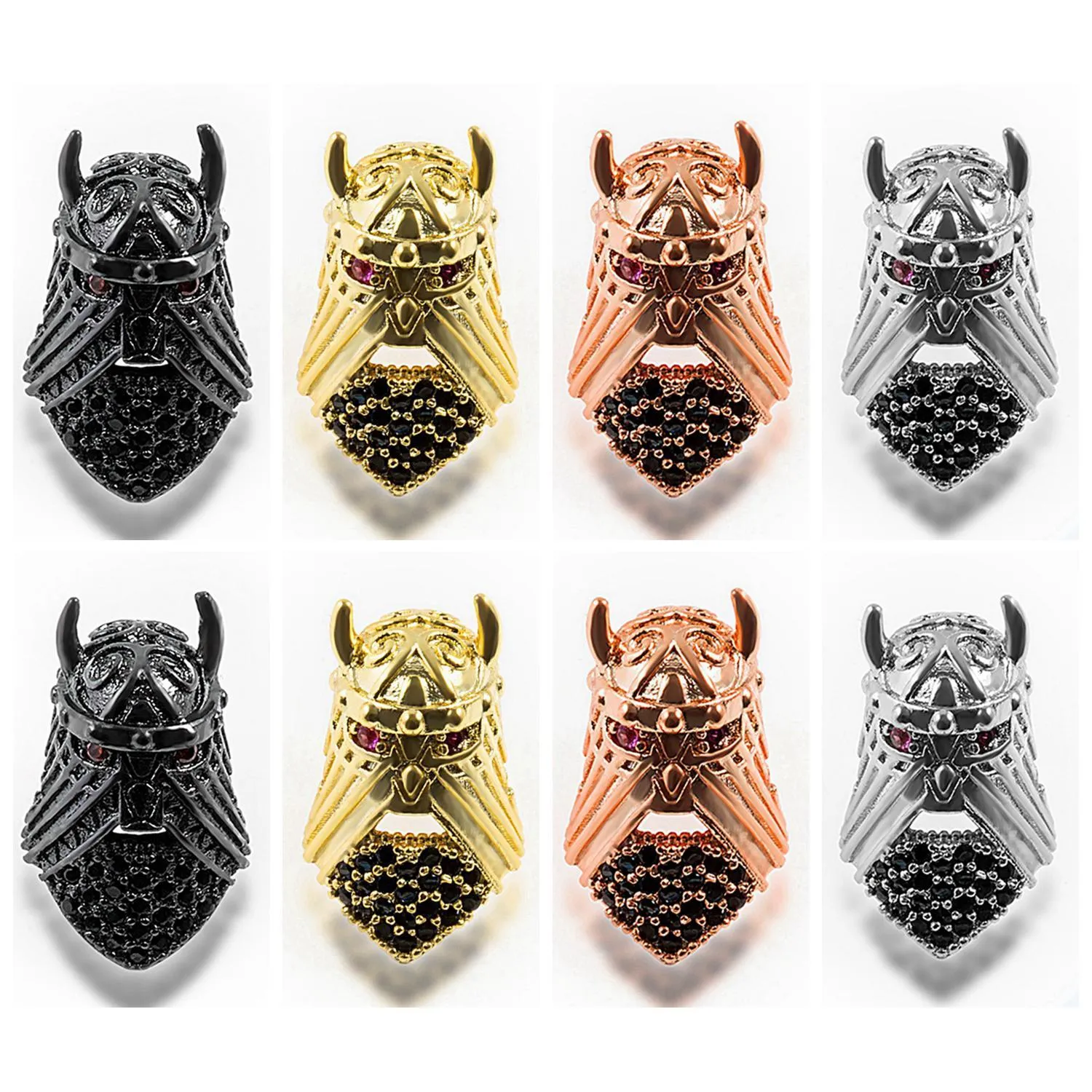 Металлы черные металлические шарики шлема для ювелирных изделий DIY Браслет изготовление модного латун