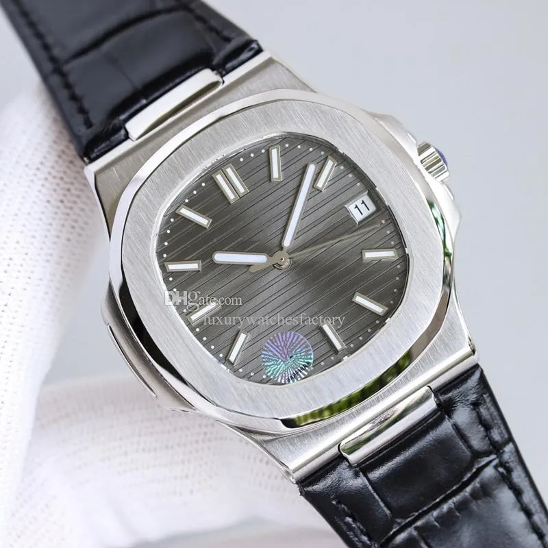 Orologi di Lusso Mens zegarek zegarki na rękę Automatyczny ruch mechaniczny 40 mm Wygodne skórzane opaska żywotność Wodoodporne zegarki Designer Watche