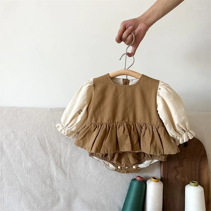 Zestawy odzieży Milancel Zestaw dla dzieci podwójna bluzka i Bloomer 2 szt. Toddler Girls Suit strój