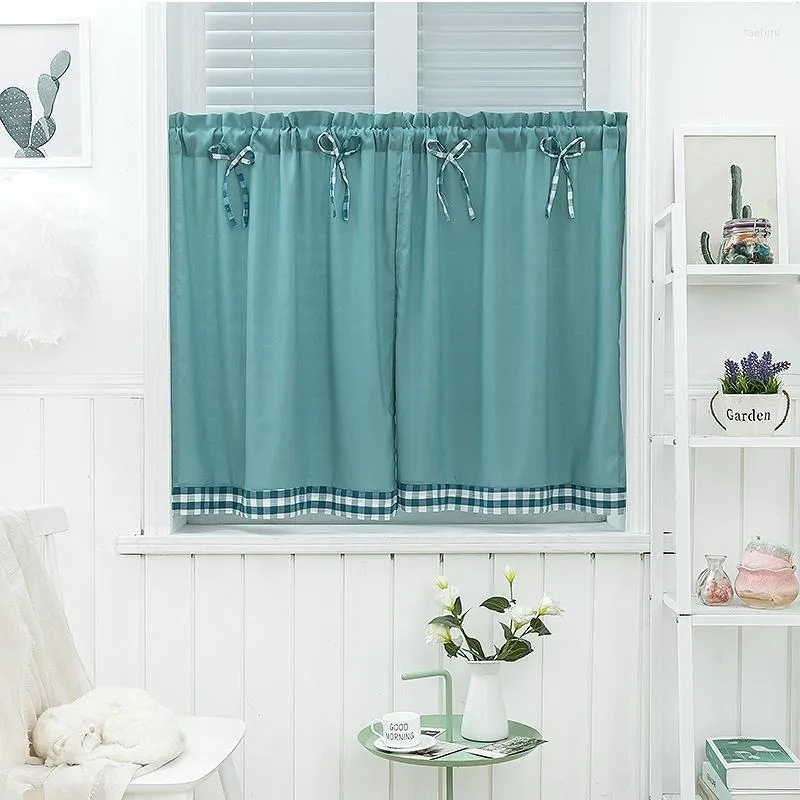 Teal 2024 kitchen curtains