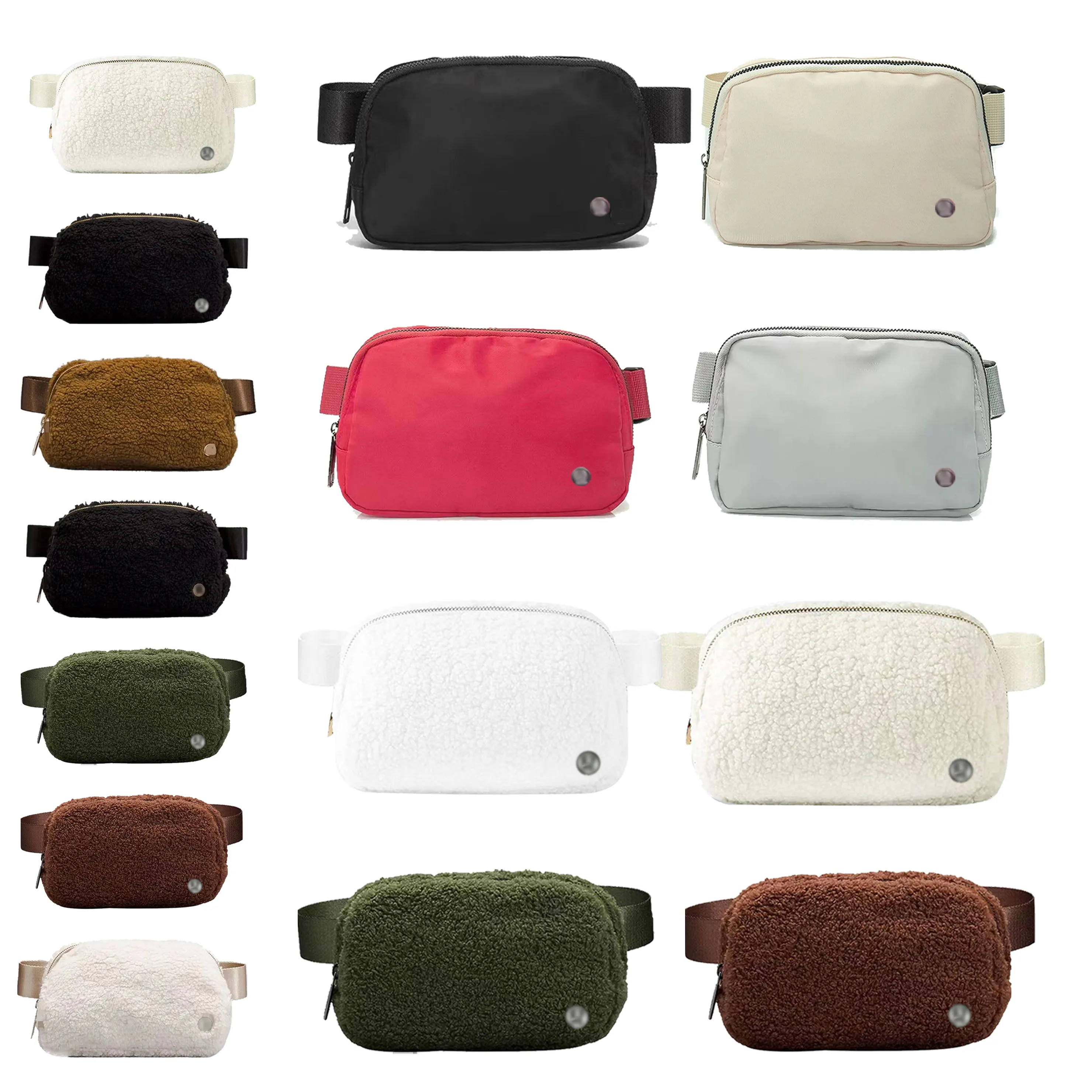 Midjesäckar lulu bälte Midjeväska Nylon Teedy kvinnor män överallt Lyxmode Väskor bumbag rumpa bröst yoga city fanny pack Cross Body Shoulder Designers Clutchväskor