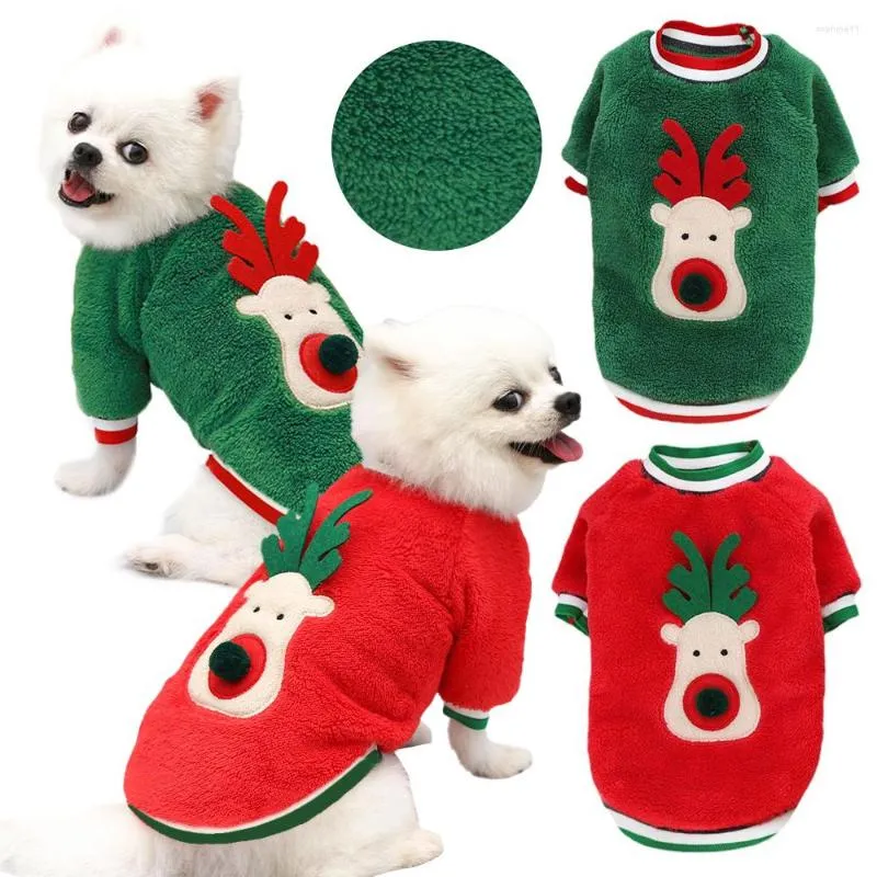 Petsmart Christmas Dog Clothes Warm Christmas Pets Clothes For Small Dogs Winter Soft Fleece