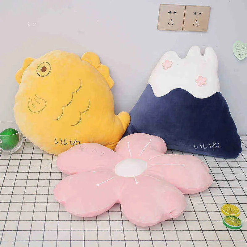 Creativo Coccole Decorazioni per la casa Cuscino Cartoon Fiore Animali Cuscino Bambino che dorme Sussen Pop Cuscino per divano Fotografia Puntelli J220729