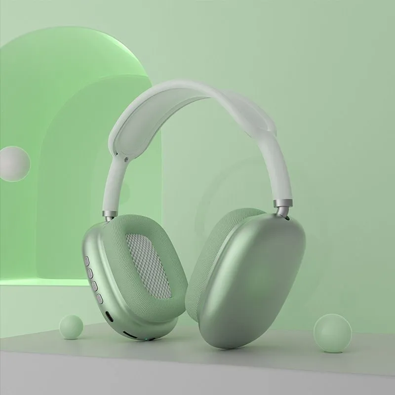 P9 Bluetooth -h￶rlurar Musik Tr￥dl￶st headset Huvudband Brusreducering Ultra Long Endureance 5 F￤rg