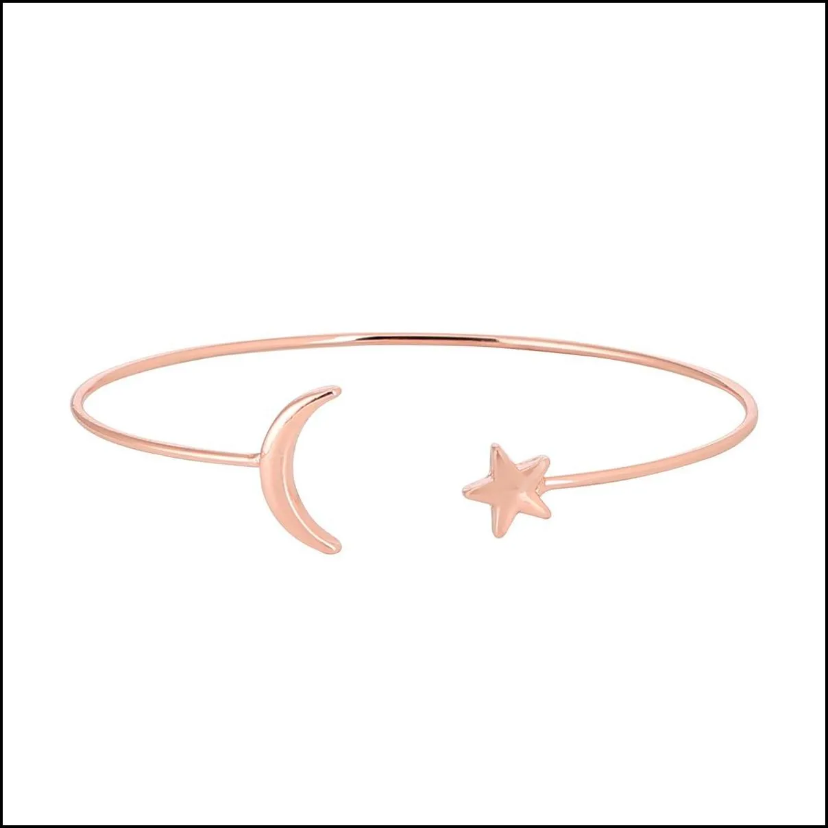 Con cuentas 10 Unid / set Moda Mujer Estrella Luna Amor Corazón Cadena de cristal Brazalete Pulsera Amistad Joyería hecha a mano Entrega de la gota B Dhgarden Dhso9