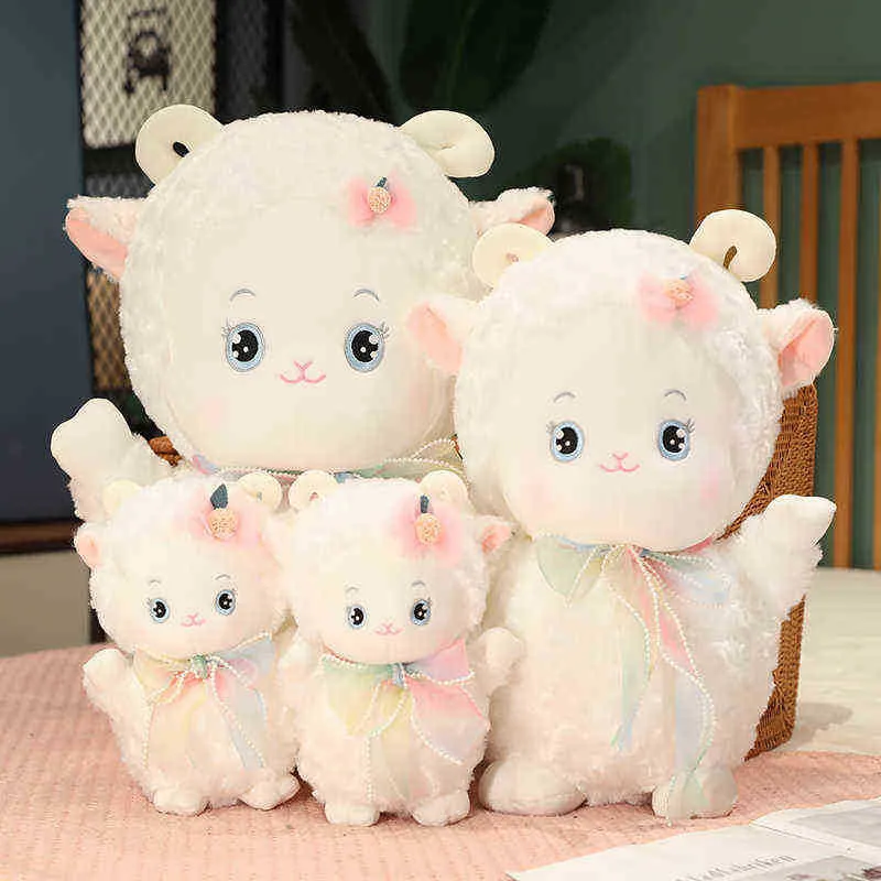 جميلة الساق الطويلة الضفدع الحضن لطيف ابتسامة الضفدع Plushie وسادة ملأ من ألعاب الحيوانات الناعمة لأطفال Ldren عيد ميلاد هدية عيد الميلاد J220729