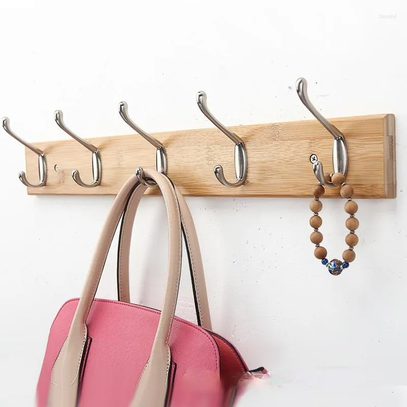 Clothing Storage Double Layer Hook Stick Wall Hanging Clothes Door Hanger