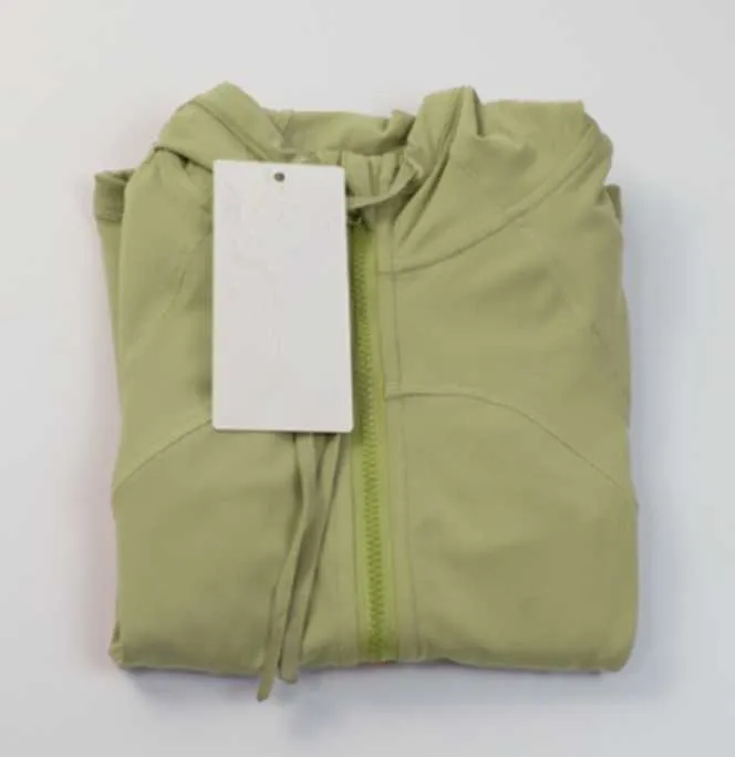 Aktiv-Sets NEU Yoga-Outfits Jacken mit Kapuze tragen Define-Sweatshirts Damen-Designer Sportjacke Mäntel doppelseitig Schleifen Fitness Chothing mit Kapuze fgdg