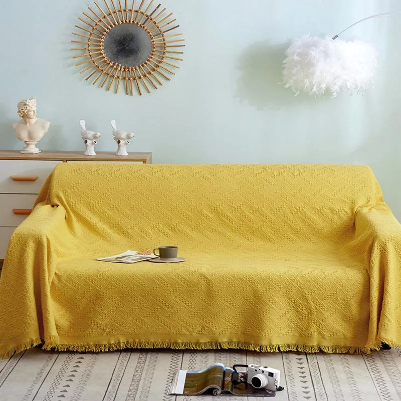 Pokrywa krzesła 2022 Kolor Sofa Ręcznik Pełna pokrywka Net Red Coint Pojedyncza prosta poduszka