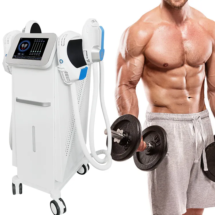 Senaste kroppen EMS Build Muscle Emslim Body Slant Machine Fat Sculpt Himet Pro 4 Handtag 7 Tesla Air Cooling Device