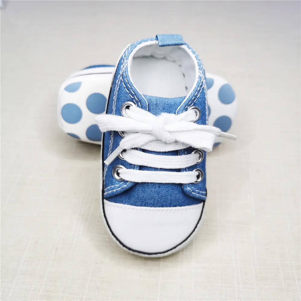 First Walkers canvas baby sport sneakers voor geboren jongens meisjes schoenen baby peuter zachte zool antislip 221124