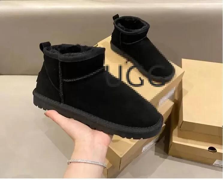 En iyi moda klasik mini platform botlar tasarımcı kadın erkekler kar botları gerçek deri kalın uggly dip kahverengi slip-on avustralya patikleri