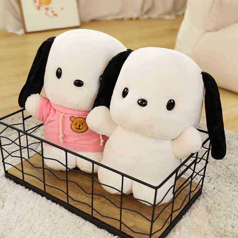 Kawaii Super Soft 32 cm Dressing Up Dog Plush Toy Cute Cosplay Dog Toy Doll Pillow för LDREN GIRLS Birthday Present J220729