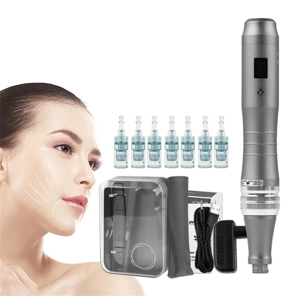 Dr Pen M8 med 7st Catron Professional Electric Wireless Derma RF Microneedling Machine Mts Mesoterapi BBGlow 2206232316