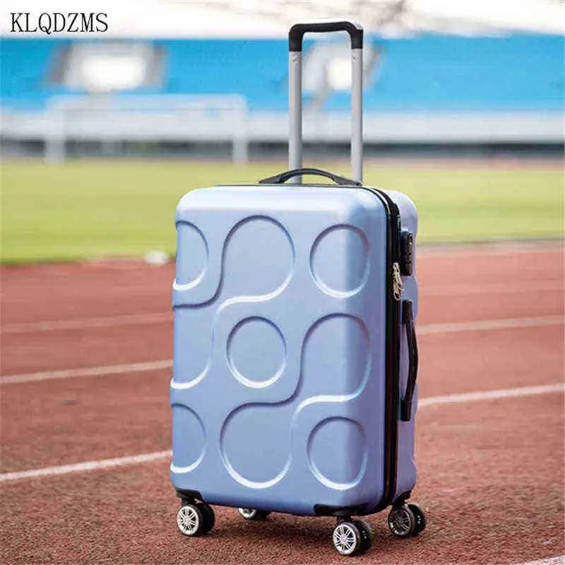 KLQDZMS INCLEM COREANA VERSÃO Brand Rolling Balgage Conjuntos Spinner Students Senha São de Viagem de Viagem Roda de Viagem J220707