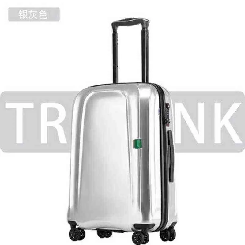 旅行物語高品質ファッションインチローリング荷物スピナーブランドPCマテリアルボードケースJ220707