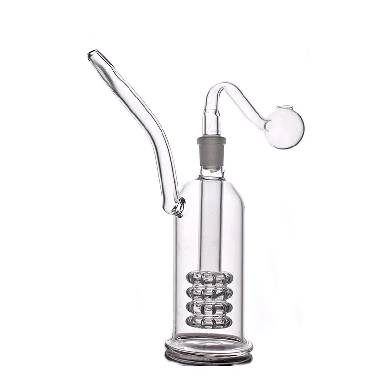 GlassCity Hookah 8 Oil Burner Bong W/ Diffusers & Ash Catcher Male