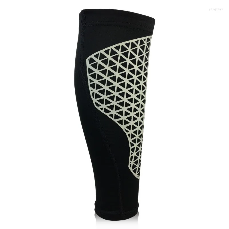 Genouillères 1 pièces soutien du mollet Compression couvre-jambes course chaussettes de sport attelle de tibia enveloppement d'entraînement en plein air