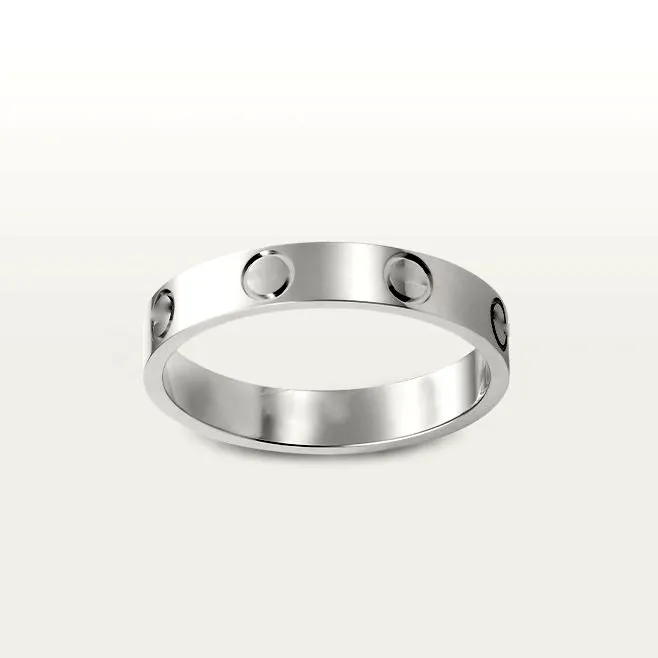 Designer Ring Titanium Band Rings Klassische Schmuck Fashion Ladies Rings Urlaubsgeschenke