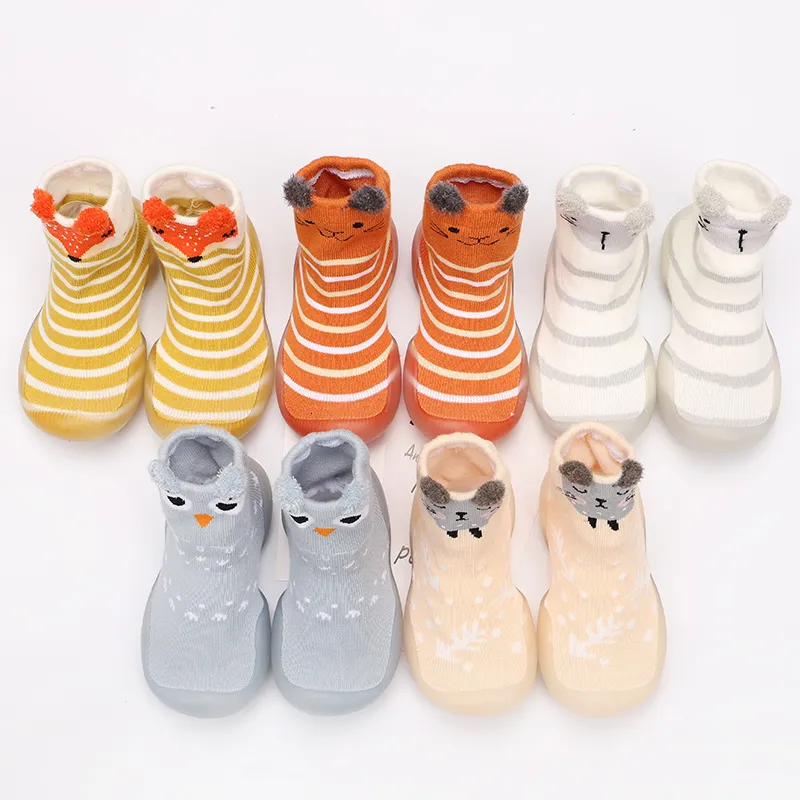 First Walkers baby sock shoes spring autumn style first walkers nonslip rubber 221124