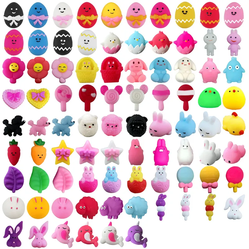 thumbnail image 2 of POKONBOY 30 Piezas De Juguetes Squishies Mochi, Mini Kawaii Squishy Animales Del Bosque Juguetes Para Aliviar El Estres Cesta De Pascua Navidad 2 of 14