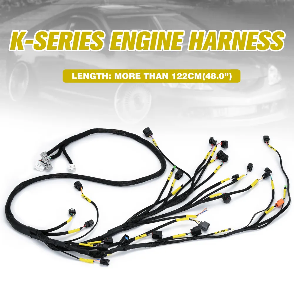 K20 K24 K-Series Tucked Engine Harness For Honda Acura K-Swap Integra CRX EK EG Civic EP3 01-05 RSX 02-04 PQY-FIC22