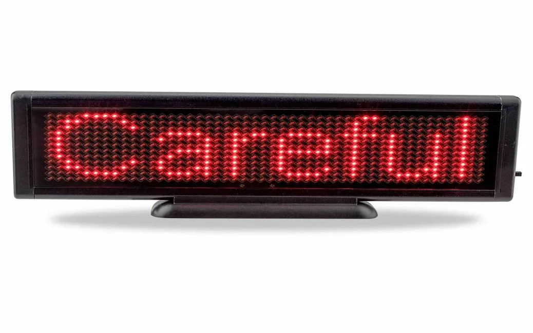 2020 New 86 x 3 Zoll LED -Display -Display USB Programmable Scrolling Message Business Sign5815877