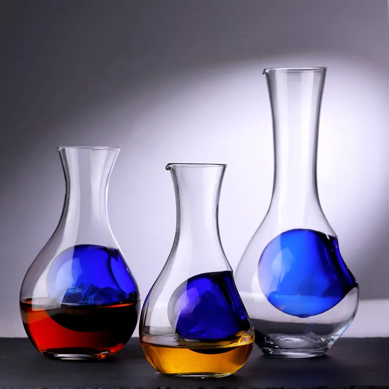 Japanese Crystal Glass Glass Alcohol Flask With Ice Jug And Hamster