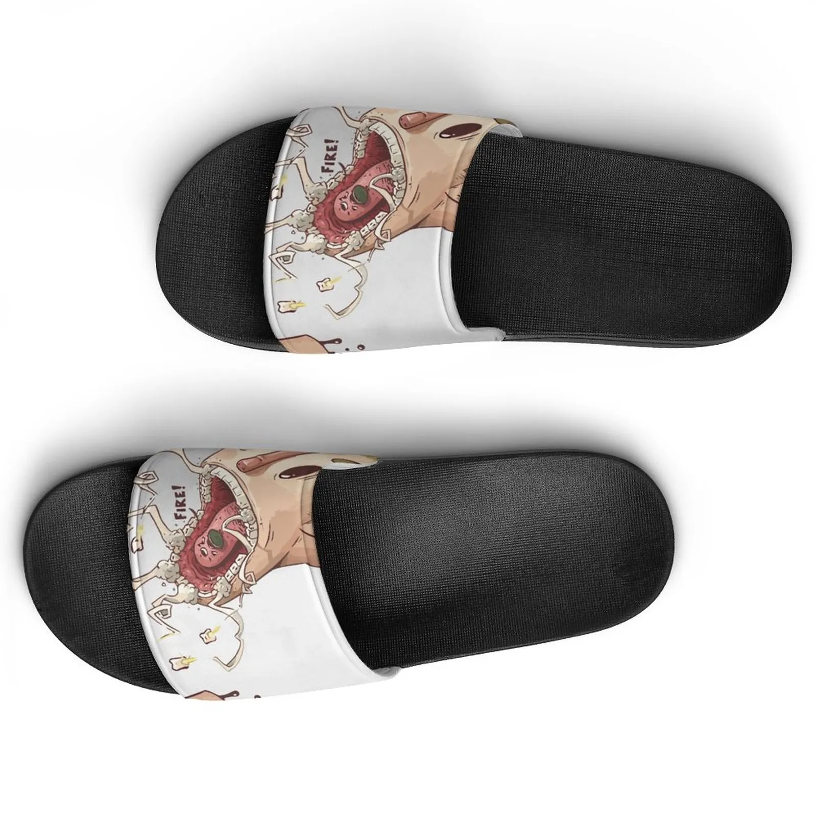 Anpassade skor DIY tillhandahåller bilder för att acceptera anpassnings tofflor Sandaler Slide Hjashj Mens Womens bekväma