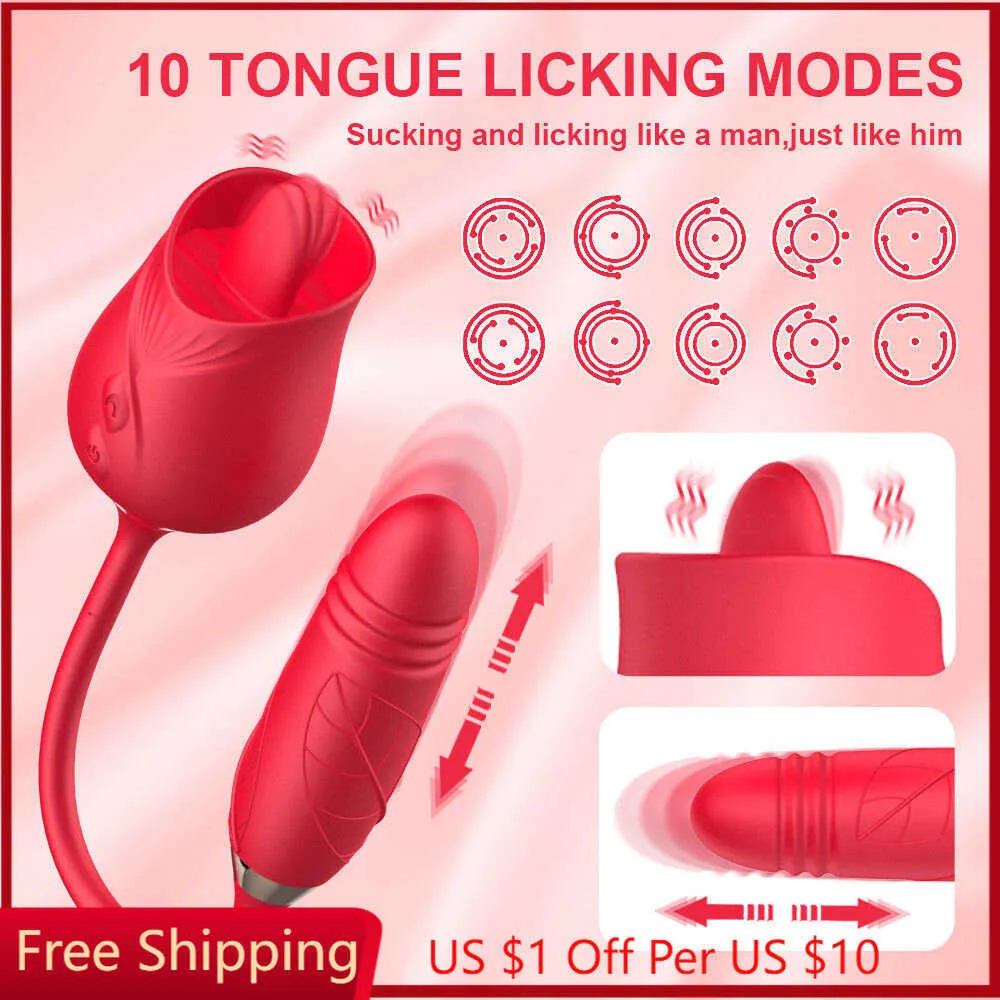 Vibrators 2022 New Rose Girl Anniversary Birthday Gift Massage Usb Charging Vibrating Egg Masturbation Sex Toys g Spot Vibrator 1115