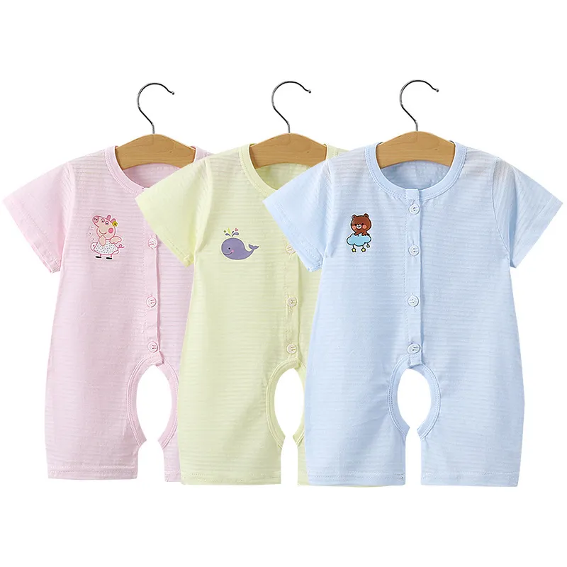 2023 Autumn/Summer Cotton Newborn Onesies In Two Colors Perfect For