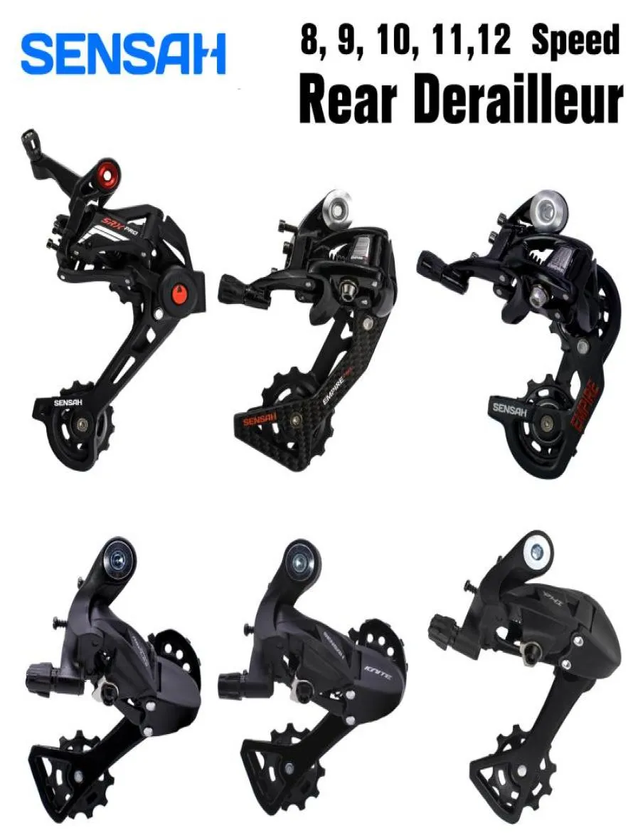 Bike Derailleurs SENSAH Road RF Rear Carbon 2x8 2x9 2x10 2x11 2x12 Speed Bicycle Derailleu For Shifters EMPIRE PRO SRX 105