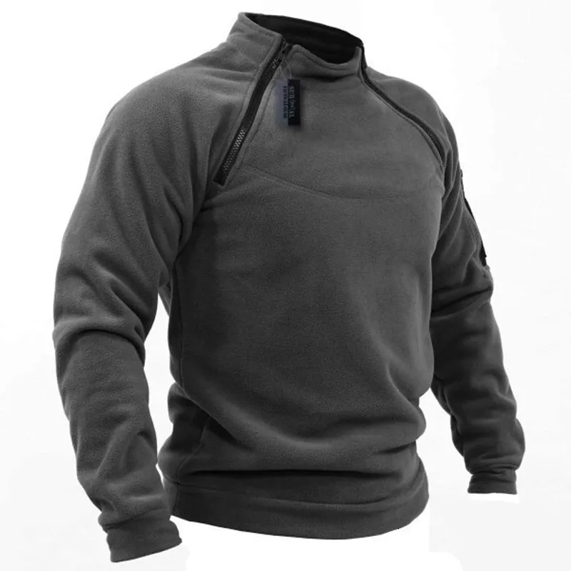 Mens Jackets US Tactical Outdoor Jacket Hunting Clothes Warm Zippers Fleece Pullover Men Windproof Autumn Winter Coat Thermal Underwear 221124 From 15 98 DHgate