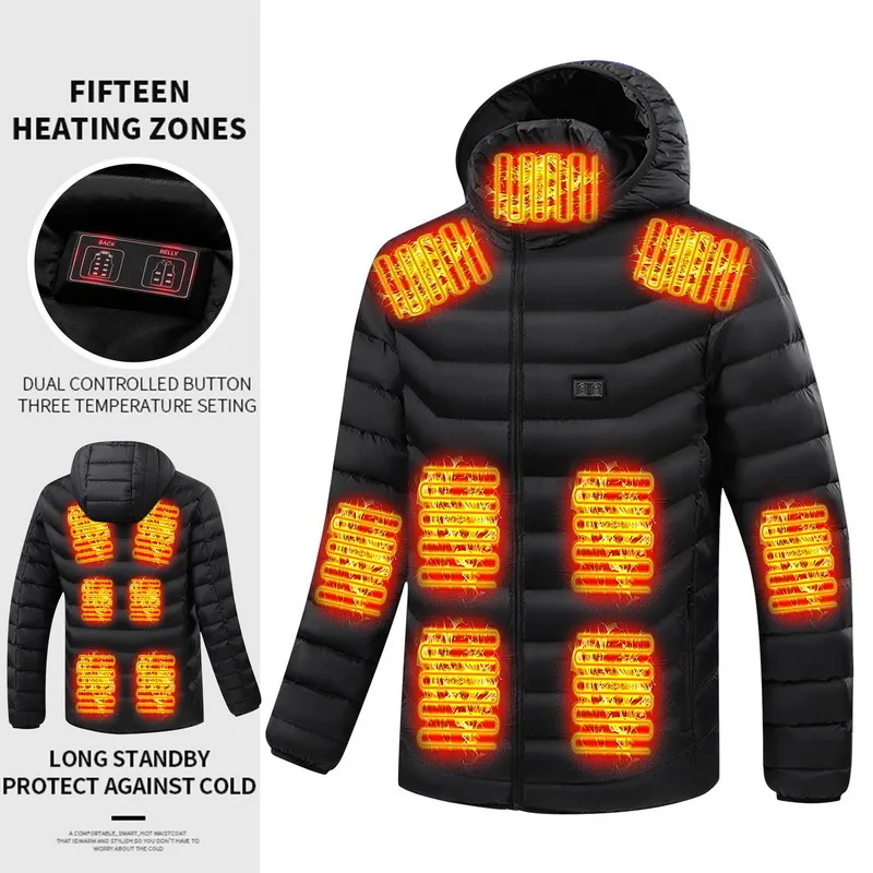 USB Heated Mens And Ladies Lightweight Cotton Jackets 15 Thermal Areas For Winter Outdoor Sports Heatable Vest For Warmth And Comfort 221124 From Kuo03 14.95 DHgate.Com