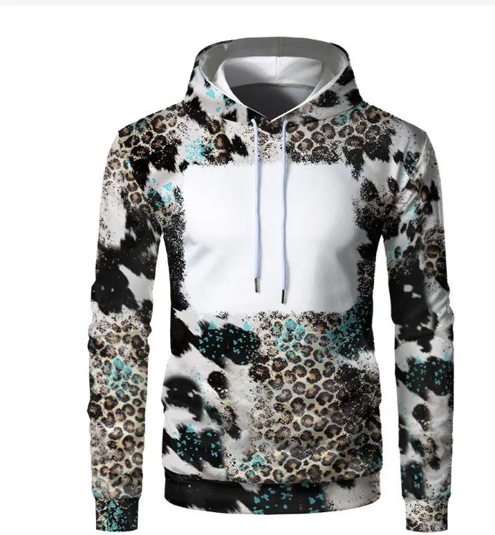 Wholesale Printable Sublimation Blank Hoodies Polyester Dye Pullover