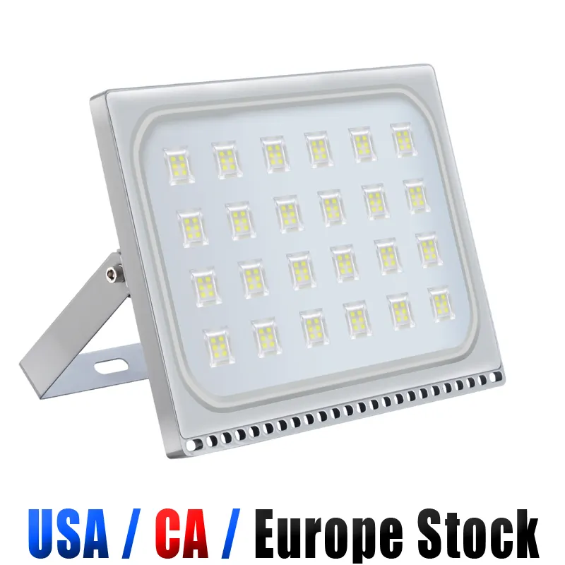 Oświetlenie na zewnątrz wodoodporne reflektory 110 V/220V 500W-10W LED LAMPY LAMPY FOLOWANE SHEAL IP65 Zewnętrzne wodoodporne zapasy w USA CA Europe Usalight