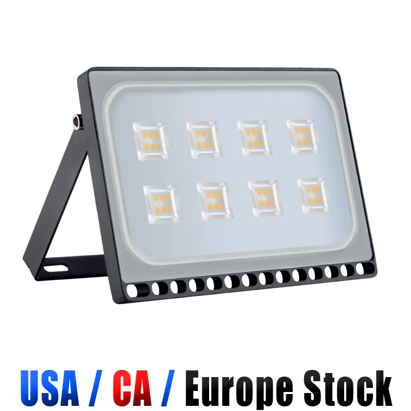 Utomhusbelysning Vattent￤ta str￥lkastare 110V/220V 500W-10W LED-projektljus Fl￶deslampor Skjuter ljus IP65 utanf￶r vattent￤t lager i USA CA Europe Crestech168