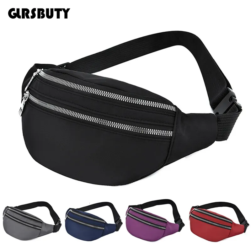 Sacs de taille Femmes Fanny Pack Oxford Femelle Hip Bum Hommes Banane Femmes Ceinture Poche Dames Ventre Argent Poche Mode Bourse 221124