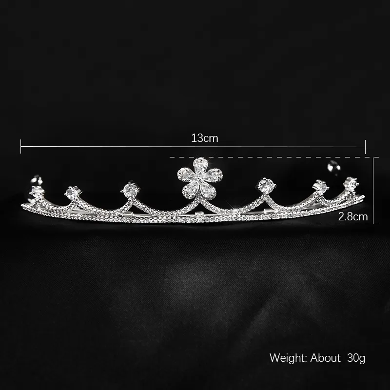 Braut Krone Mit Strass & Perlen – Silberfarbene Tiara Für Hochzeit, Ball & Festliche Anlässe | Einstellbar