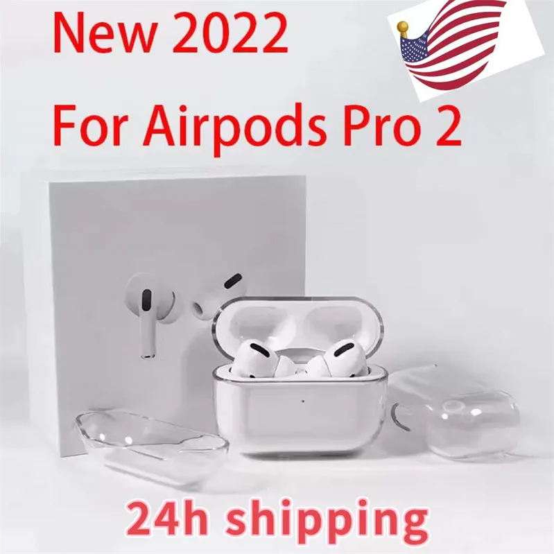 W przypadku Airpods Pro 2 Airpod 3rd Akcesoria słuchawkowe Solid silikonowy Cute Ochronne Pokrycie słuchawkowe 2. generacja bezprzewodowa skrzynia ładująca odporność na wstrząsy