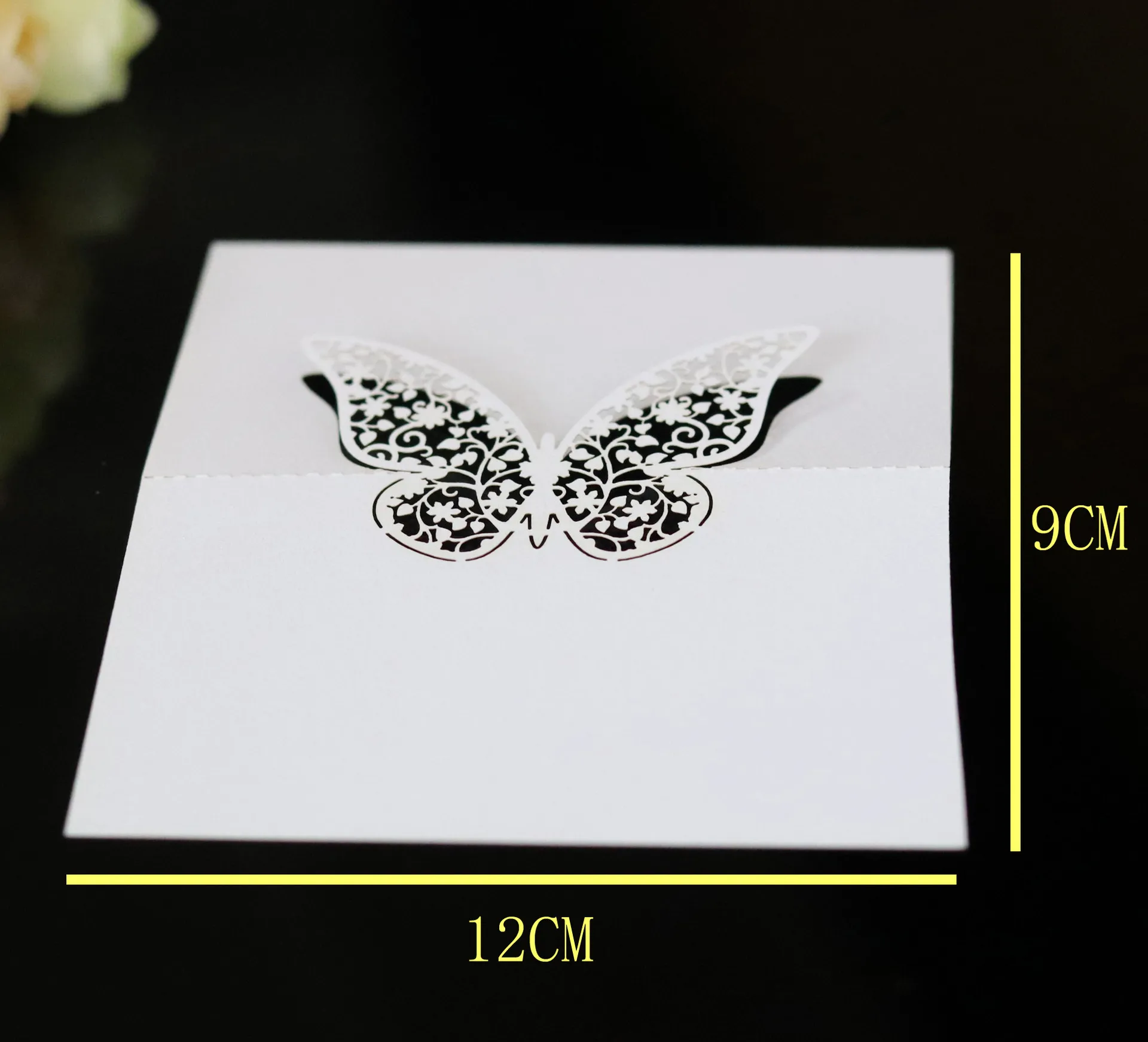 Decoraciones De Mariposa Para Fiesta: Tarjetas De Lugar De Mariposa Cortada  Con Láser Para Recepciones De Boda, Elegantes Configuraciones De Nombre De  Mesa, Manualidades De Papel, 1000 Piezas De 0,11 € | DHgate, image size:1920x1743