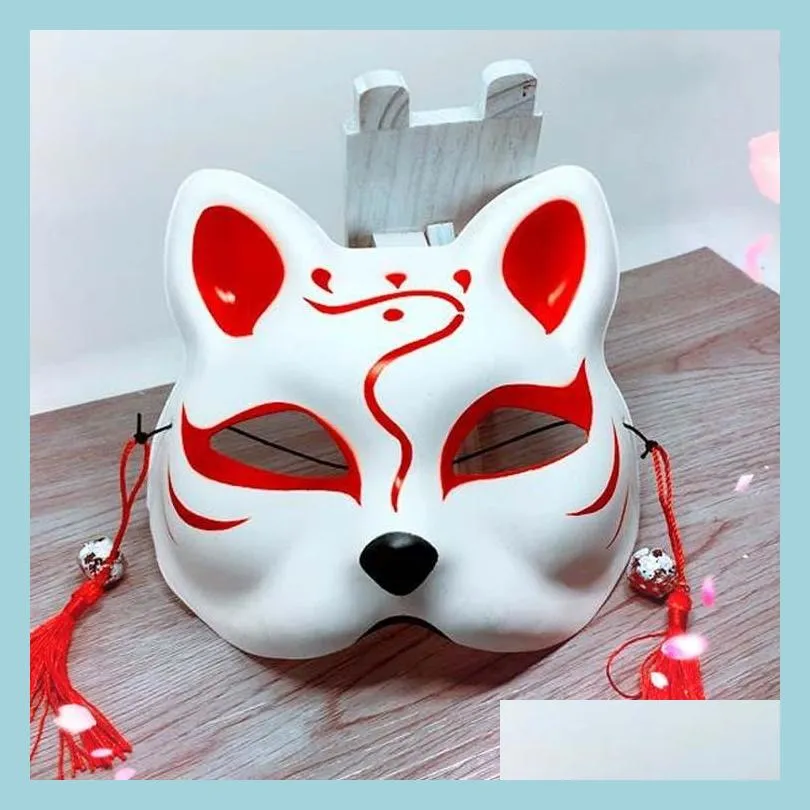 Máscaras de festa máscara de plástico de moda gato forma meia -face máscara não fácil de deformar suprimentos de festa ecológicos duráveis ​​4 5yd b gota deliv dhiln