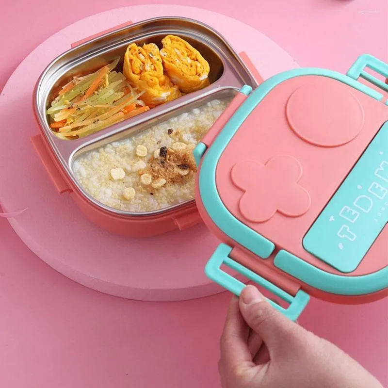 Set Portable Student Camping Dish From Easy Stainless Lunch $17.43 304 Picnic Sushi Bento Steel Box Tableware Outing Child Baby Outdoor Welcometot, Container