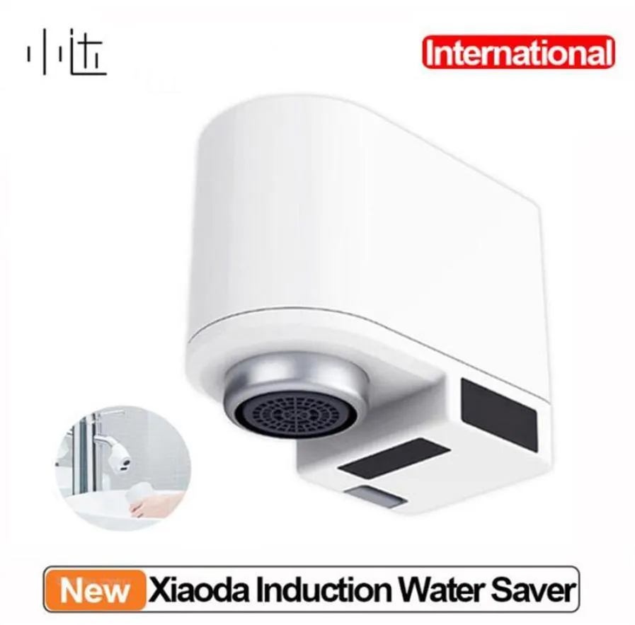 Xiaoda تلقائي مياه التوفير الصنبور استشعار الأشعة تحت الحمراء جهاز توفير الطاقة الجهاز المطبخ الحمام الذكي الحنفية الاستقرائية 202C