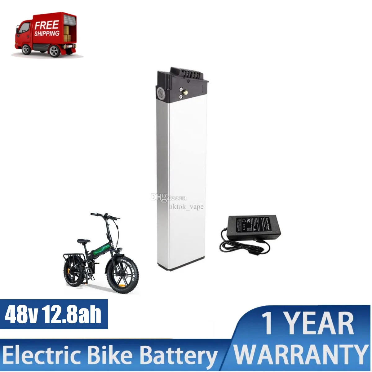 Engwe قابلة للطي ببديل Ebike استبدال 48V 10.4ah 12.8ah 14ah ل Lankelesi بطاريات Ebike Lankelesi مع شاحن 54.6v 2A 350W 500W 750W