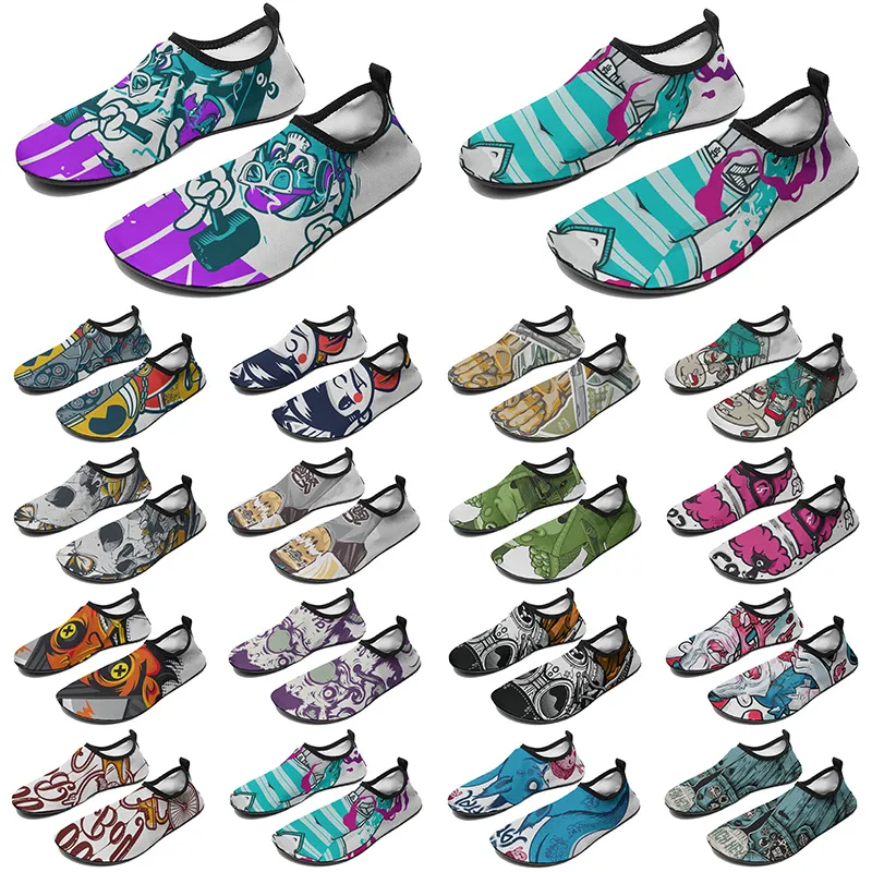 Scarpe personalizzate da uomo e da donna Scarpe da acqua fai-da-te sneaker personalizzate moda multicolore347 scarpe da ginnastica sportive da uomo all'aperto
