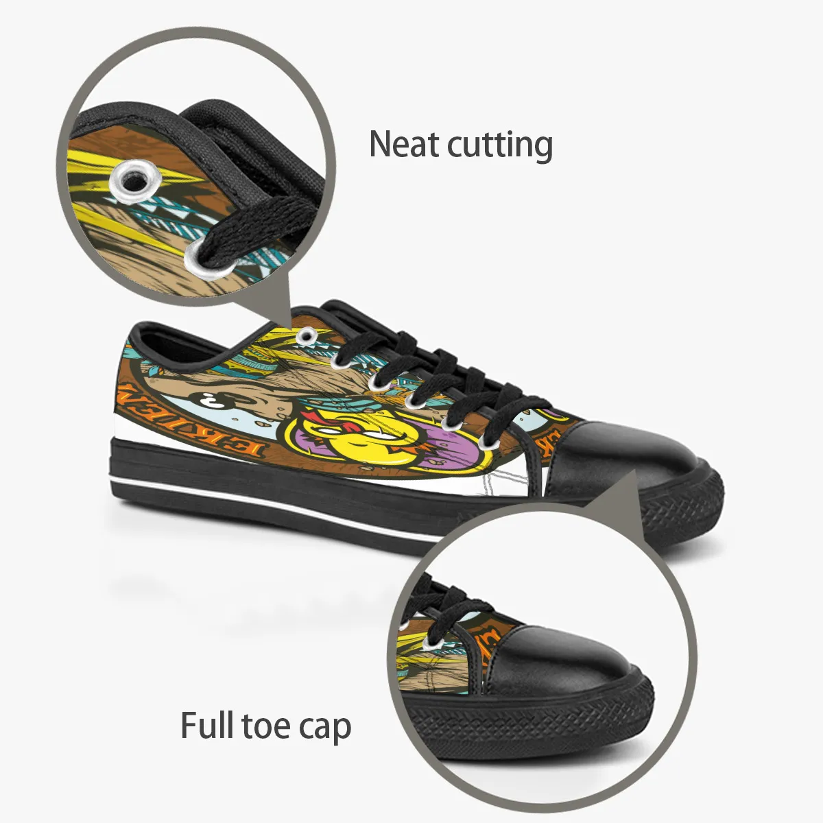 Aangepaste schoenen klassiek canvas low gesneden skateboard casual drievoudige zwart acceptatie aanpassing uv printen lage heren dames sport sneakers ademende kleur 783