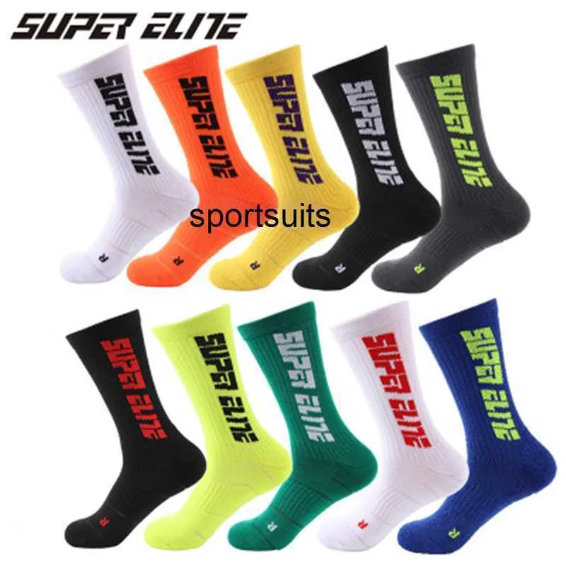 Nouvelles chaussettes de créateurs pour hommes super élite chaussettes de basket-ball pour hommes en bas de serviette épaissis d'élite pour hommes socles sportives