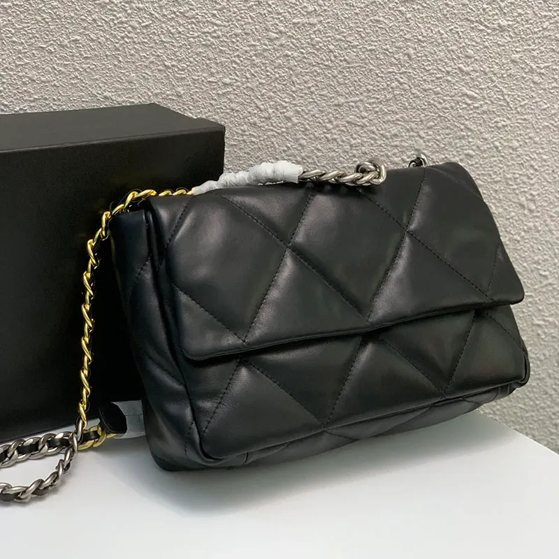 Silver Turn Lock Quilted Lambskin Leather Large Capacity Tote Women s Designer Bag