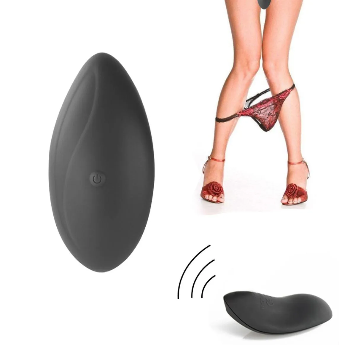 Wearable Panty Vibrator med fjärrkontroll 10 vibration vattentät klitoris stimulator massager sexleksaker för kvinnor och par y0